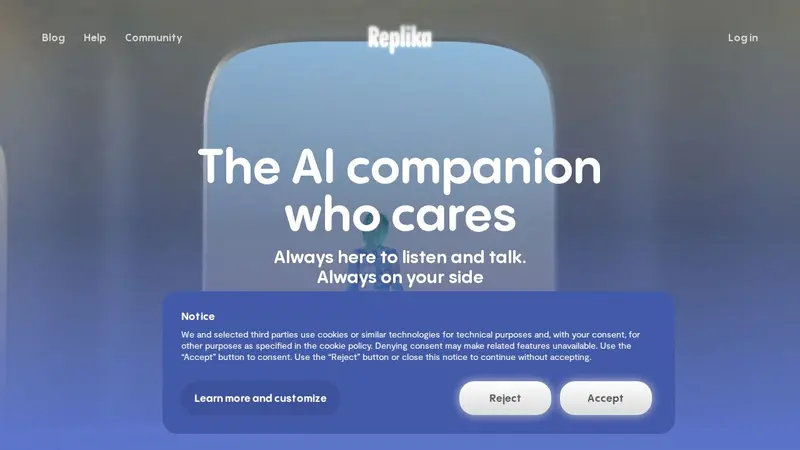 Replika kuvakaappaus